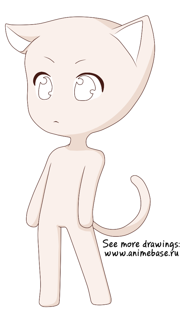 Featured image of post Chibi Cat Base I did eventually find one i liked but i already had the idea to make one on inventor