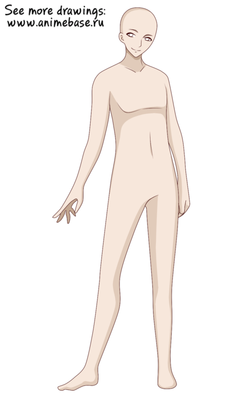 Featured image of post Full Body Anime Drawing Base Male Anime male and female base mesh